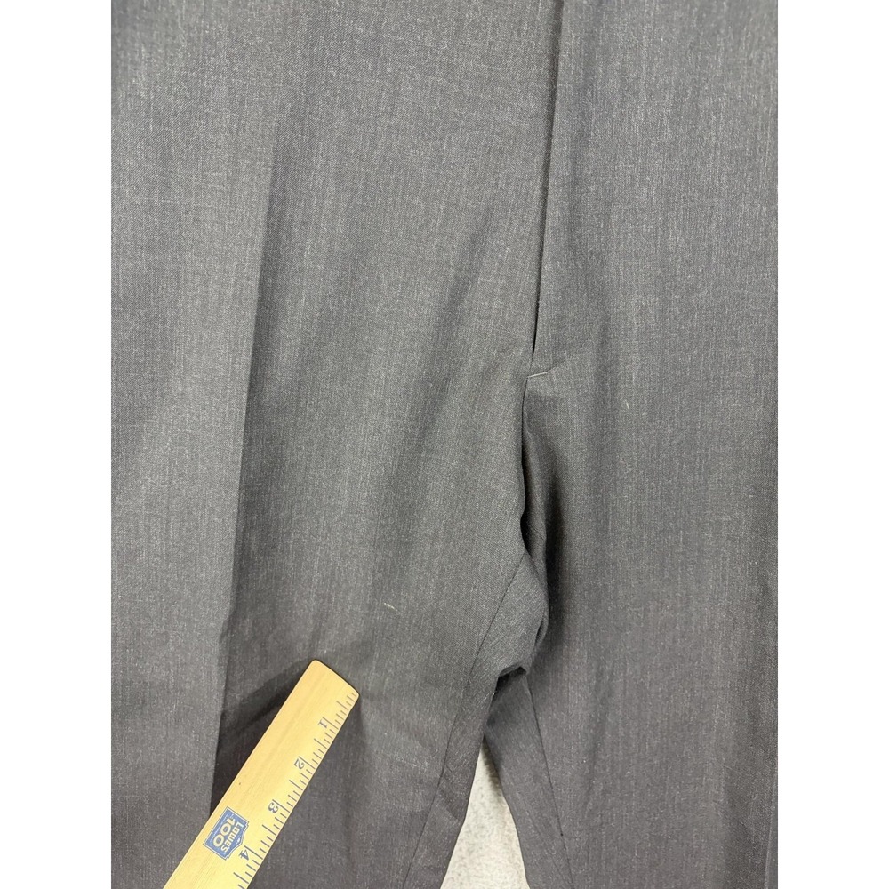 Joseph & Feiss Dress Pants Mens 48x24 Gray Wool Flat Front Classic Fit Office - Picture 5 of 13